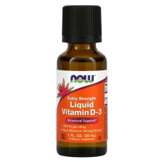 Liquid Vitamin D-3 - 30ml (1fl oz) Now Foods