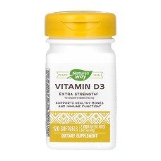 Vitamin D3 Extra Strength - 120 softgels Nature's Way