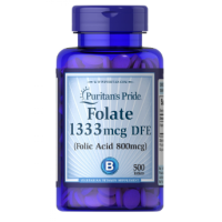 Folate 1333mcg DFE (Folic Acid 800 mcg) - 500 tabs