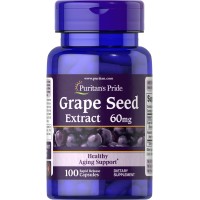 Grape Seed Extract 60 mg with Resveratrol 30mcg - 100 capsules