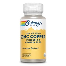 Zinc Copper - 100 vcaps Solaray