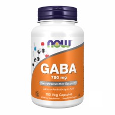 GABA 750mg - 100 vcaps (Пошкоджена банка)