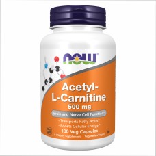 Acetyl L-Carnitine 500mg - 100 vcaps Now Foods