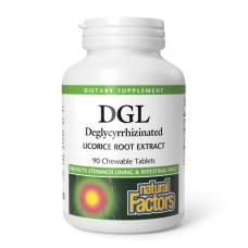 DGL 400mg - 90 tabs Natural Factors