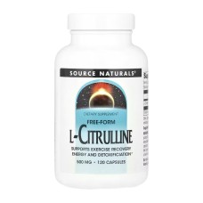 L-Citrulline 500 mg - 120 caps (Повреждена банка) Source Naturals