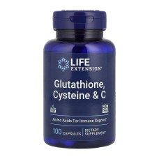 Glutathione Cysteine & C - 100 caps Life Extension