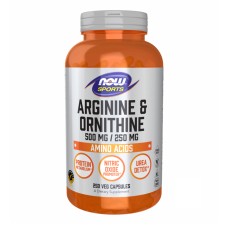 Arginine/Ornithine - 250 vcaps Now Foods