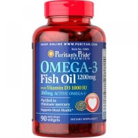 Omega-3 Fish Oil 1200 mg (360 mg Active Omega-3) - 200 Softgels
