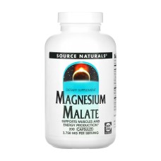 Magnesium Malate 625mg - 200 caps Source Naturals