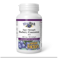 BlueRich 500mg - 90 softgels Natural Factors