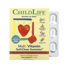 Multi Vitamin SoftChew Gummies - 27 tabs (Пошкоджена упаковка) ChildLife Essentials