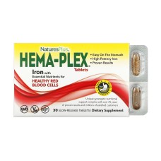 Hema-Plex - 30 tabs Nature's Plus