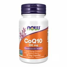 COQ10 100mg - 30 vcaps Now Foods