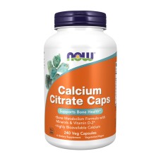 Calcium Citrate Caps - 240 vcaps Now Foods