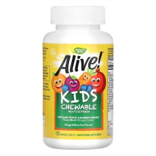 Kids Chewable Multivitamin - 120 tabs Orange and Berry (Повреждена упаковка) Nature's Way