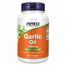 Garlic Oil 1500 mg - 250 softgels Now Foods