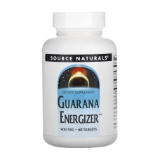 Guarana Energizer™ 900mg - 60 tabs Source Naturals