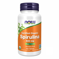 Spirulina 500 mg - 100 tabs (Повреждена банка)