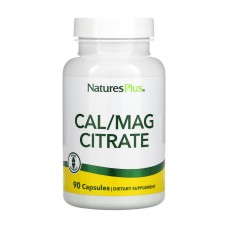 Cal/Mag Citrate - 90 caps Nature's Plus