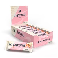 Layered Bar - 12x60g Vanilla Birthday Cake (Пошкоджена упаковка)