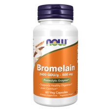 Bromelain 500mg - 60 vcaps Now Foods