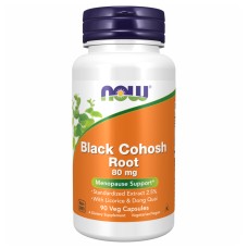 Black Cohosh 80mg - 90 vcaps Now Foods