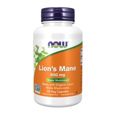 Lion's Mane 500mg - 60 vcaps Now Foods