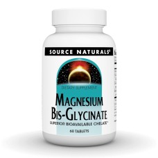 Magnesium Bis-Glycinate - 60 tabs Source Naturals