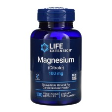 Magnesium (Citrate) 100 mg - 100 vcaps Life Extension