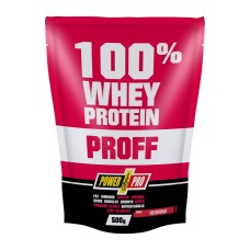 100% Whey Protein Proff - 500g Strawberry Power Pro