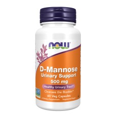 D-Mannose Urinary Support 500mg - 60 vcaps Now Foods