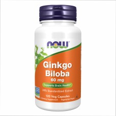 Ginkgo Biloba 60 mg - 120 vcaps Now Foods