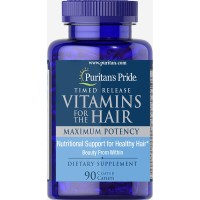 Vitamins for hair Time Release - 90 coated caplets