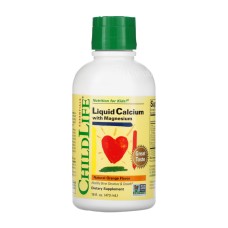 Calcium with Magnesium - 473 ml Orange (16 fl oz) ChildLife Essentials