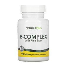 B-Complex with Rice Bran - 90 tabs Nature's Plus