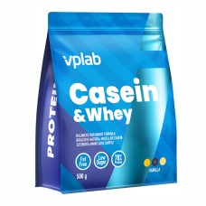 Casein & Whey - 500g Vanilla (Повреждена упаковка)
