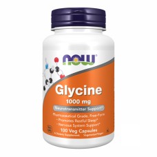 Glycine 1000mg - 100 vcaps Now Foods