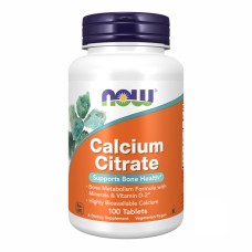 Calcium Citrate W/Min - 100 tabs Now Foods