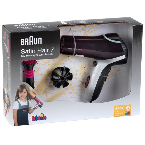 Дитячий фен Klein Braun зі щіткою та дифузором (5867)