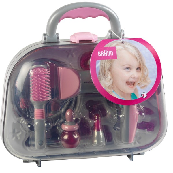 Игрушечный набор парикмахера Klein с феном Braun (5855)