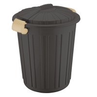 Бак для сміття Irak Plastik Luxury № 5 Herkul 73 л шоколад
