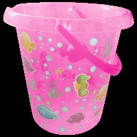 Ведро декорированное 12 л рыбки