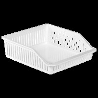 Органайзер для холодильника на 1 відділення низький білий