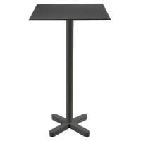База стола Kross bar 63x63x110 см антрацит Papatya