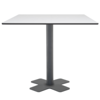 База стола Oxo II 60x60x73 см катафорез матовий антрацит Papatya