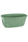 Горшок для цветов на перила Emerald 15,5 л зеленый