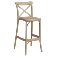 Стул барный Tilia Capri 75 см кофейный
