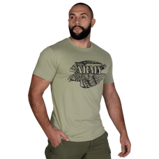 Футболка Bavovna Falcon Cotton Хакі (7473), L