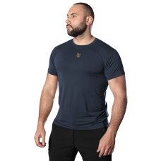 Футболка Modal Темно-синя (золотий тризуб) (8877), 2XL