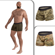 Комплект чоловічих трусів-боксерів Олива/Піксель/Multicam (9004), 3XL